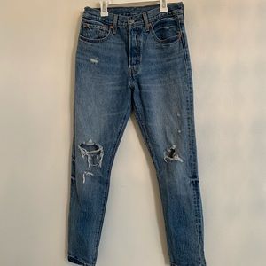 LEVIS 501 SKINNY IN OLD HANGOUTS